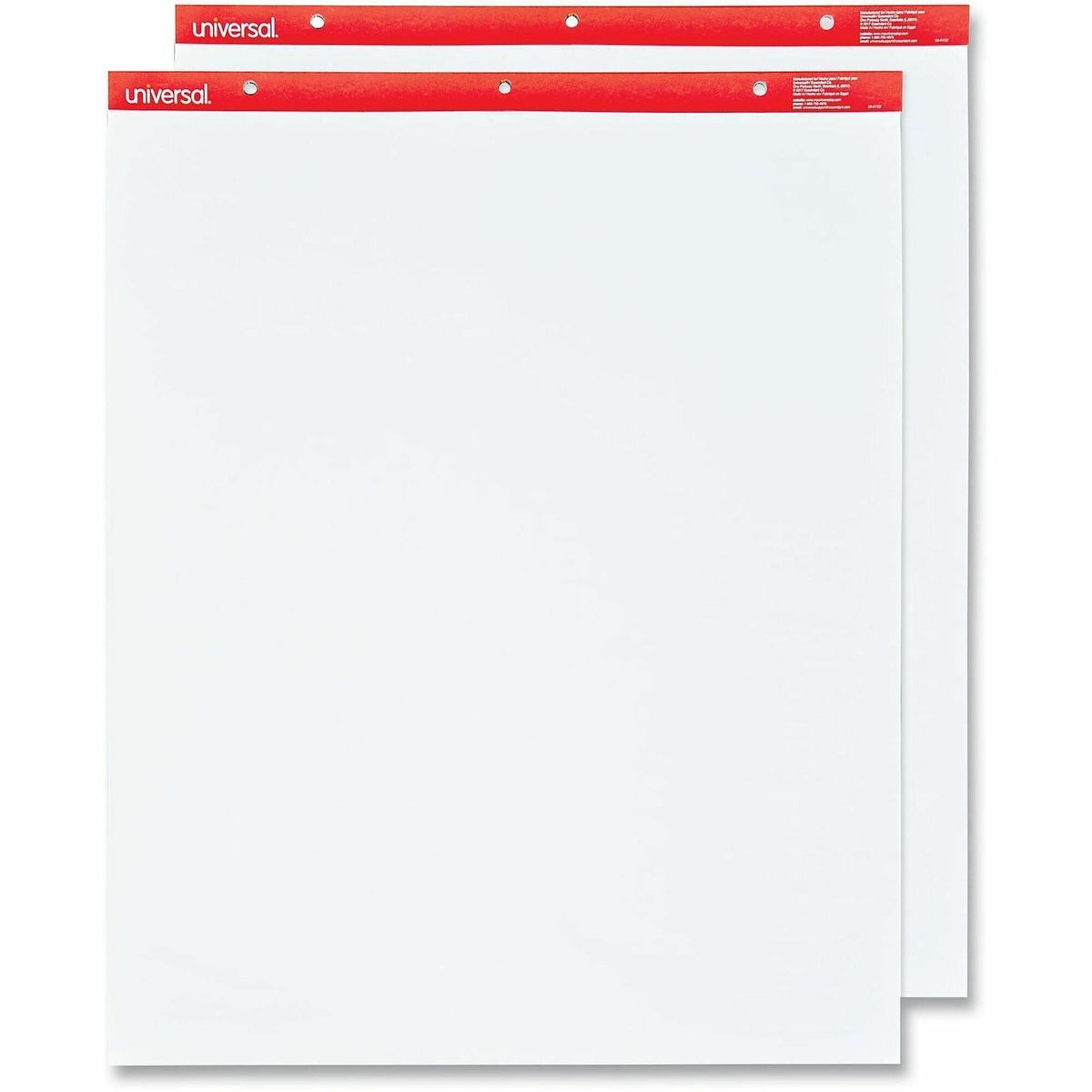 Easel Pads/Flip Charts, Unruled, 27 x 34, White, 50 Sheets, 2/Carton