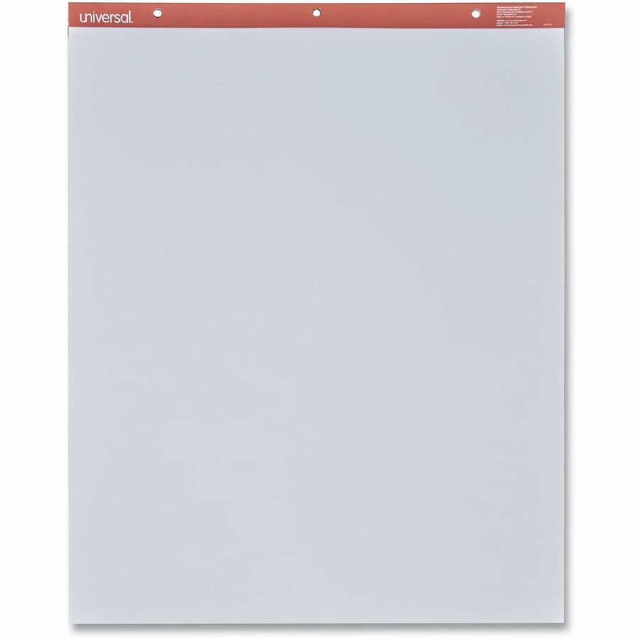 Easel Pads/Flip Charts, Unruled, 27 x 34, White, 50 Sheets, 2/Carton
