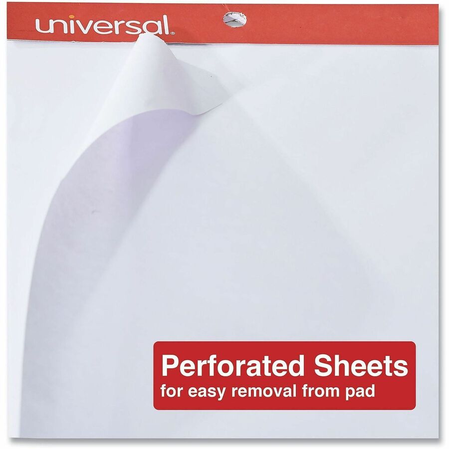 Easel Pads/Flip Charts, Unruled, 27 x 34, White, 50 Sheets, 2/Carton