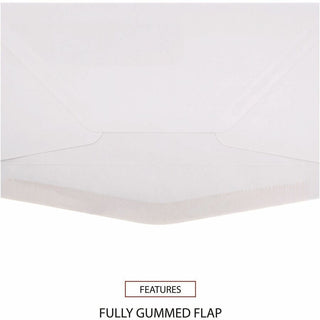 Open-Side Business Envelope, 1 Window, #10, Commercial Flap, Gummed Closure, 4.13 x 9.5, White, 500/Box