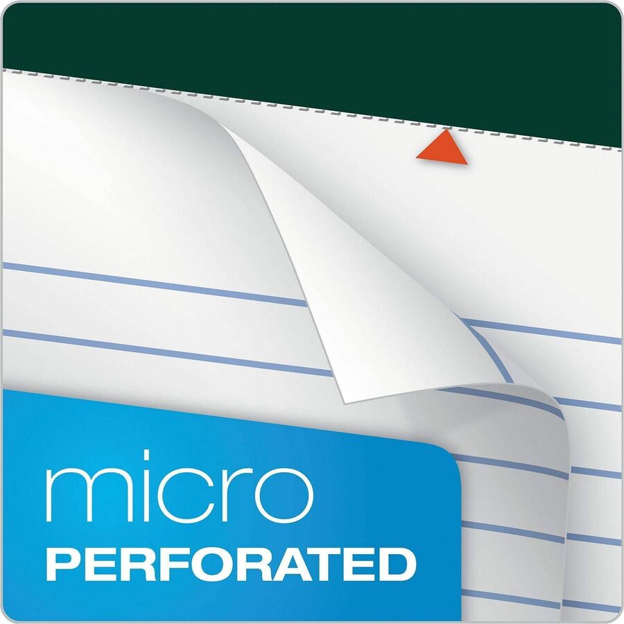 Double Docket Ruled Pads, Narrow Rule, 100 White 8.5 x 11.75 Sheets, 4/Pack