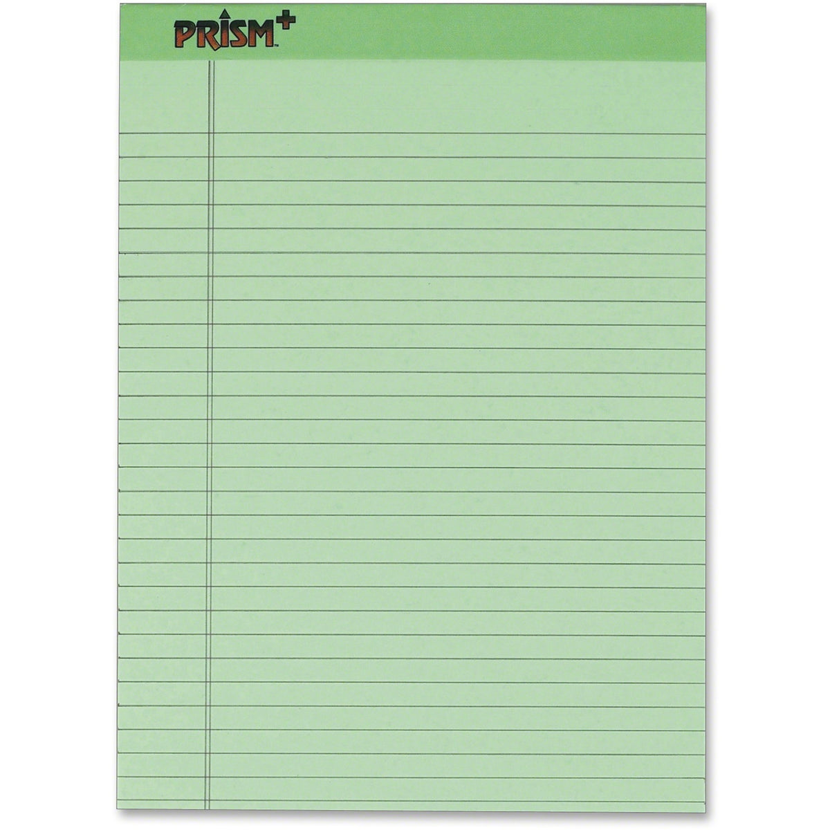 Prism + Colored Writing Pads, Wide/Legal Rule, 50 Pastel Green 8.5 x 11.75 Sheets, 12/Pack