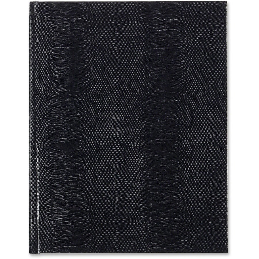 Executive Notebook with Ribbon Bookmark, 1-Subject, Medium/College Rule, Blue Cover, (75) 11 x 8.5 Sheets