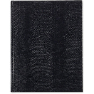 Executive Notebook with Ribbon Bookmark, 1-Subject, Medium/College Rule, Blue Cover, (75) 11 x 8.5 Sheets