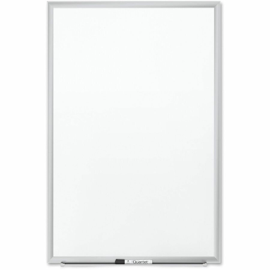 Classic Series Porcelain Magnetic Dry Erase Board, 60 x 36, White Surface, Silver Aluminum Frame