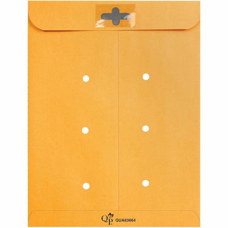 Brown Kraft Resealable Redi-Tac Interoffice Envelope, #97, One-Sided Five-Column Format, 10 x 13, Brown Kraft, 100/Box