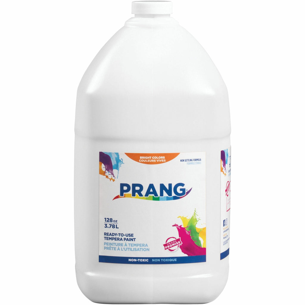 Ready-to-Use Tempera Paint, White, 1 gal Bottle
