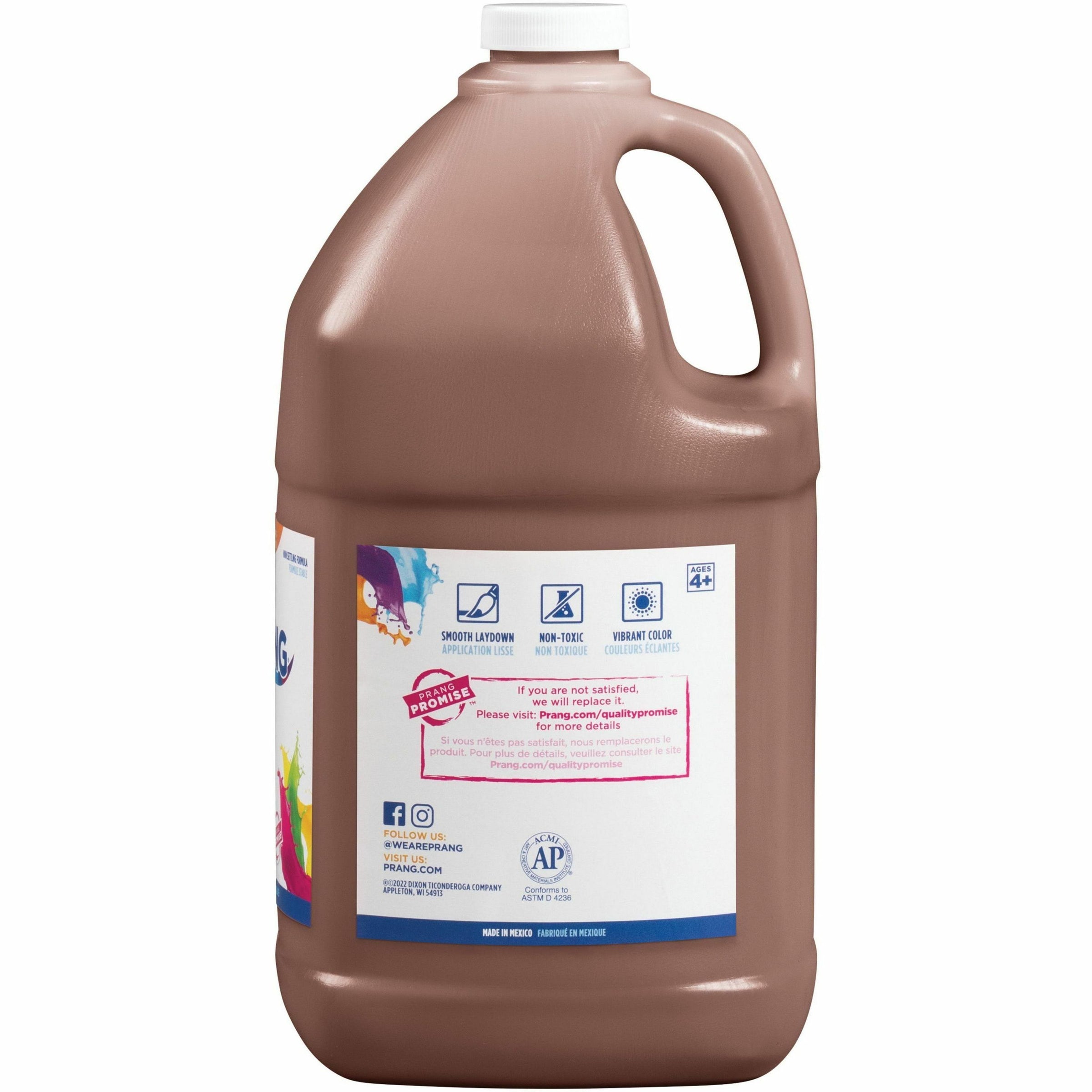 Prang Liquid Tempera Paint - 1 gal - 1 Each - Brown - 