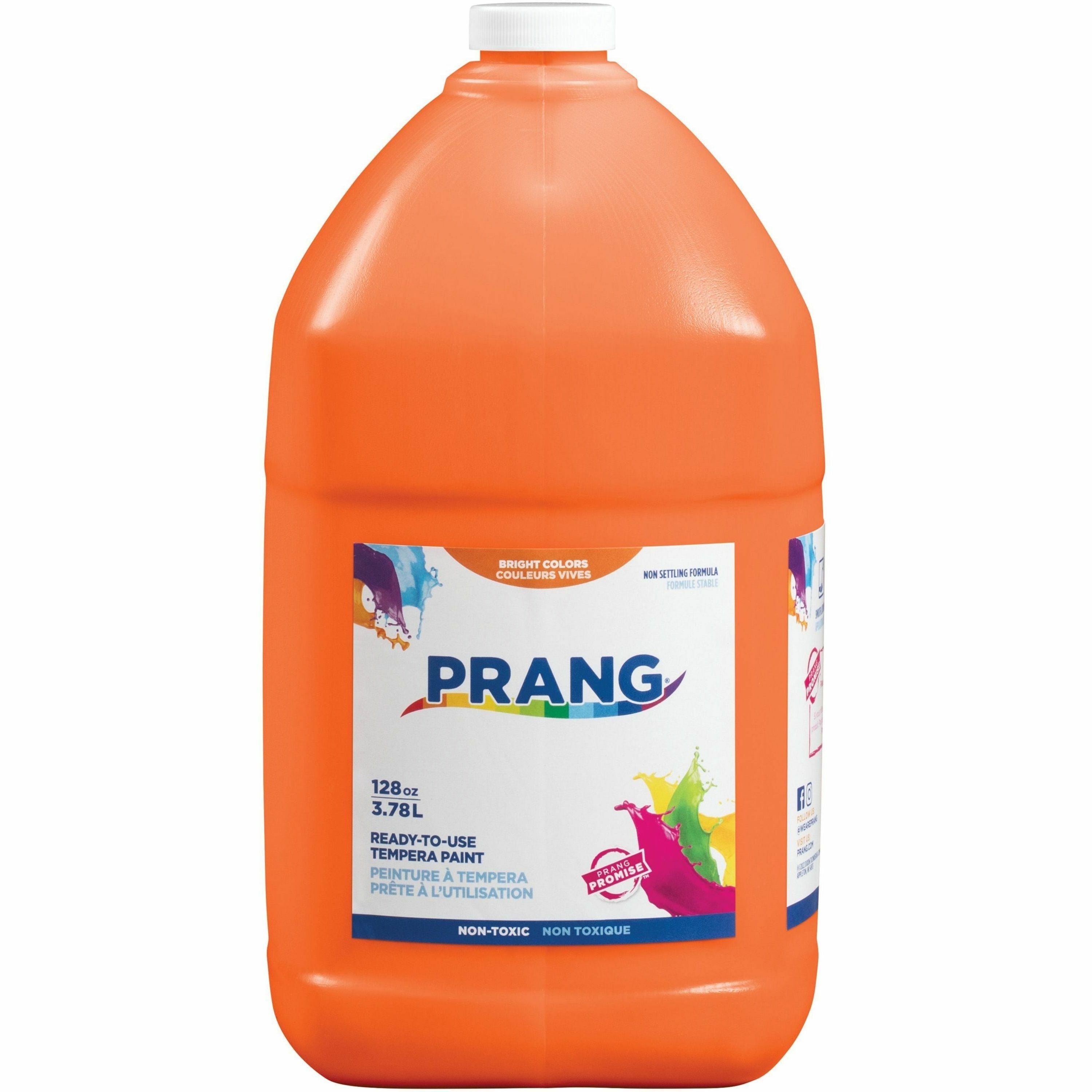 Prang Liquid Tempera Paint - 1 gal - 1 Each - Orange - 1