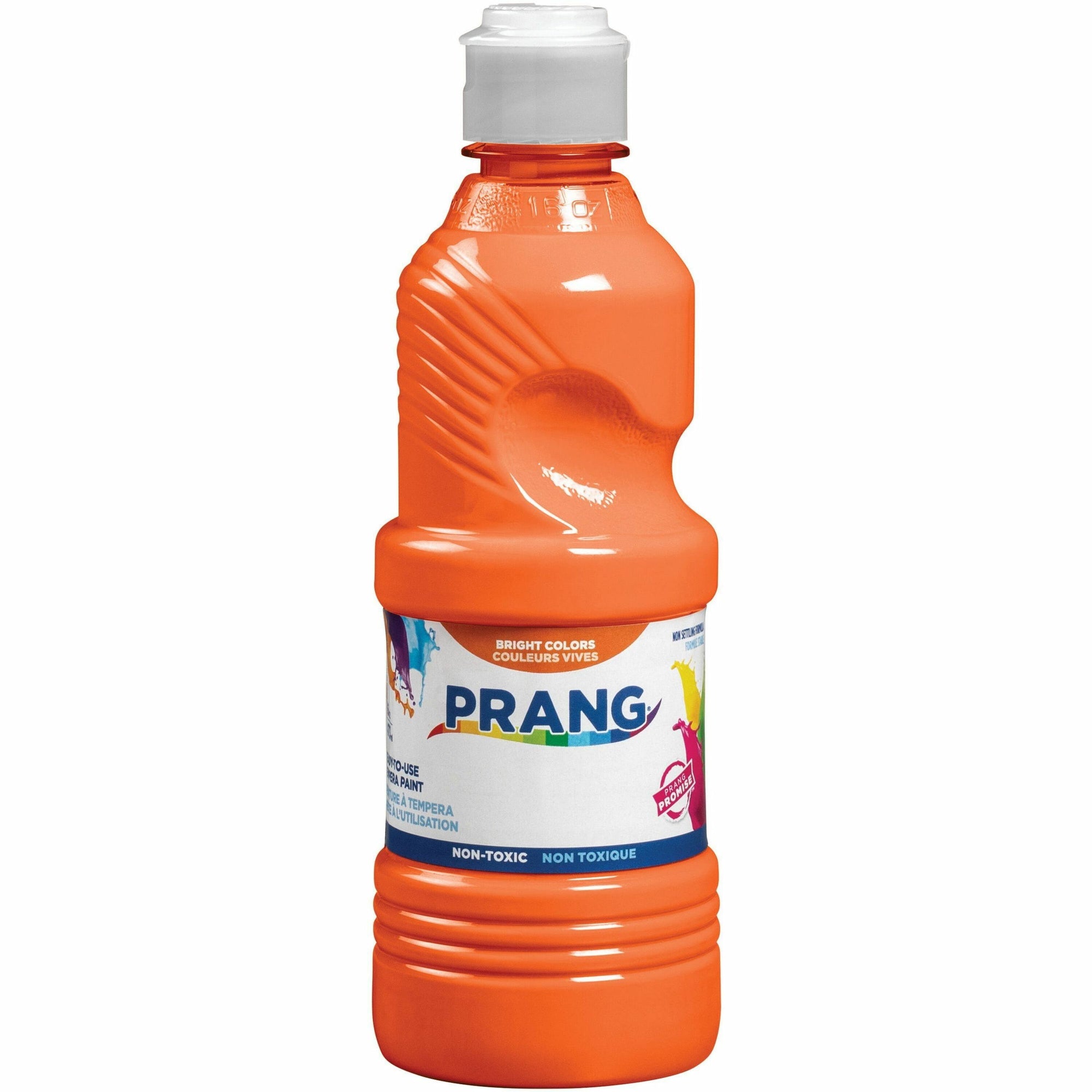 Ready-to-Use Tempera Paint, Orange, 16 oz Dispenser-Cap Bottle