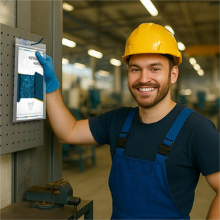 C-Line Heavyweight Industrial Poly Zip Bags - Oversized For Green Bar Computer Paper, 13 x 16-3/4 x 2, 50/BX, 47014