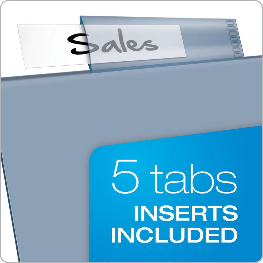 Poly Index Dividers, 5-Tab, 11 x 8.5, Assorted, 4 Sets