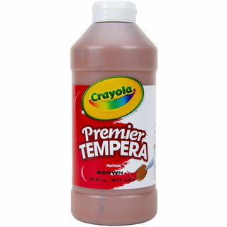 Premier Tempera Paint, Brown, 16 oz Bottle