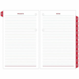 Burkhart's Day Counter Desk Calendar Refill, 4 1/2 x 7 3/8, White, 2016, Sold as 1 Each