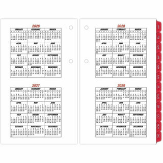 Burkhart's Day Counter Desk Calendar Refill, 4 1/2 x 7 3/8, White, 2016, Sold as 1 Each