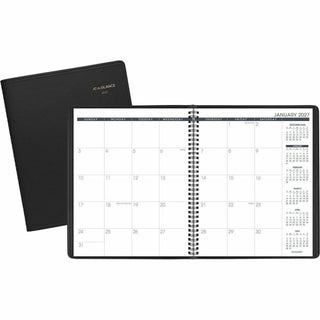 Monthly Planner, 11 x 9, Black Cover, 15-Month (Jan to Mar): 2024 to 2025