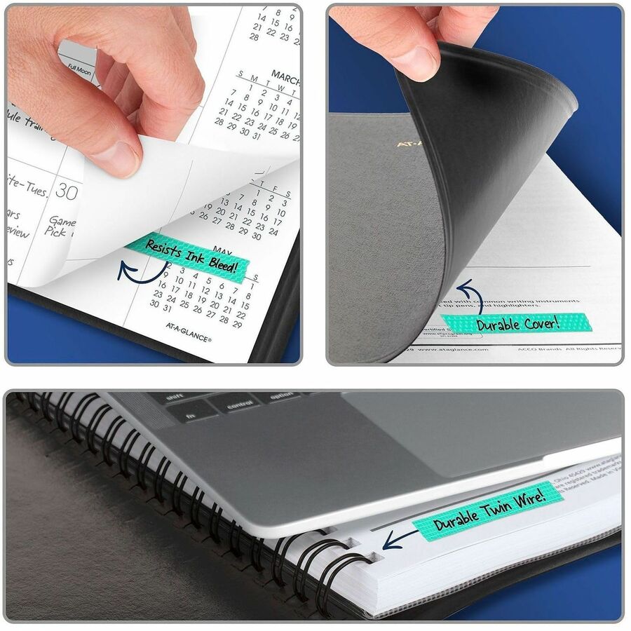 Monthly Planner, 11 x 9, Black Cover, 15-Month (Jan to Mar): 2024 to 2025