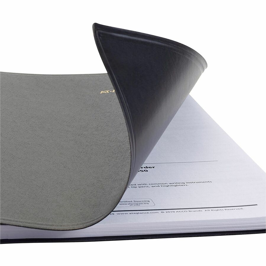 Monthly Planner, 8.75 x 7, Black Cover, 12-Month (Jan to Dec): 2024