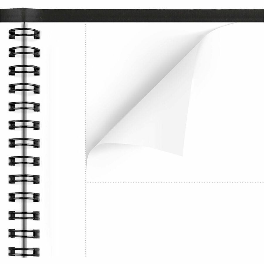 Monthly Planner, 8.75 x 7, Black Cover, 12-Month (Jan to Dec): 2024
