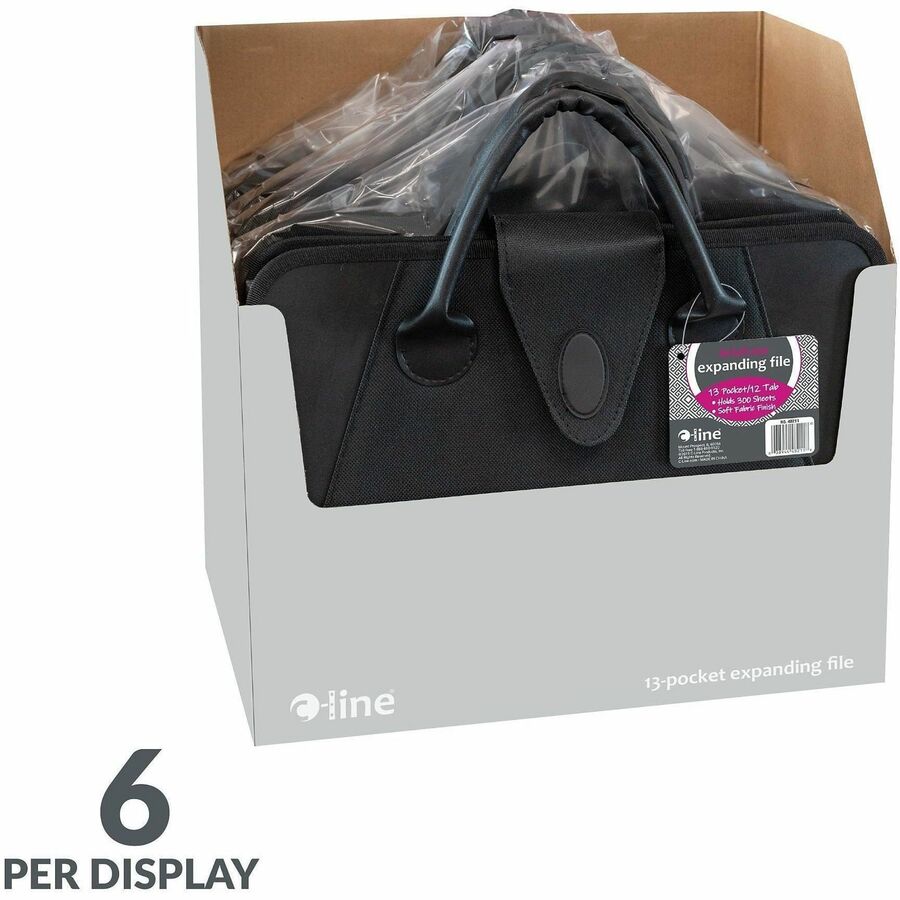 C-Line Expanding File With Handles - Black, 1/EA, 48211