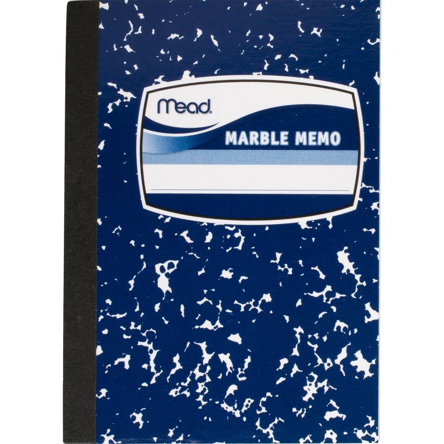 mead-square-deal-colored-memo-book-80-sheets-tape-bound-3-1-2-x-4-1-2-assorted-marble-cover-1-each_mea45417 - 5