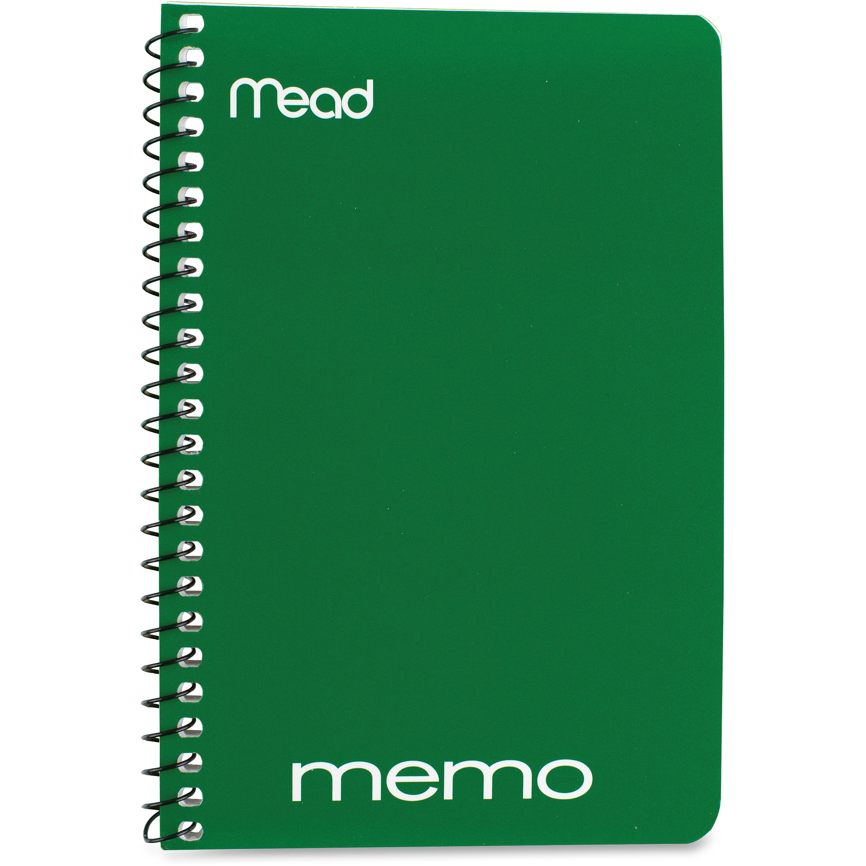 mead-wirebound-memo-notebook-40-sheets-wire-bound-4-x-6-assorted-paper-tanboard-cover-1-each_mea45644 - 2