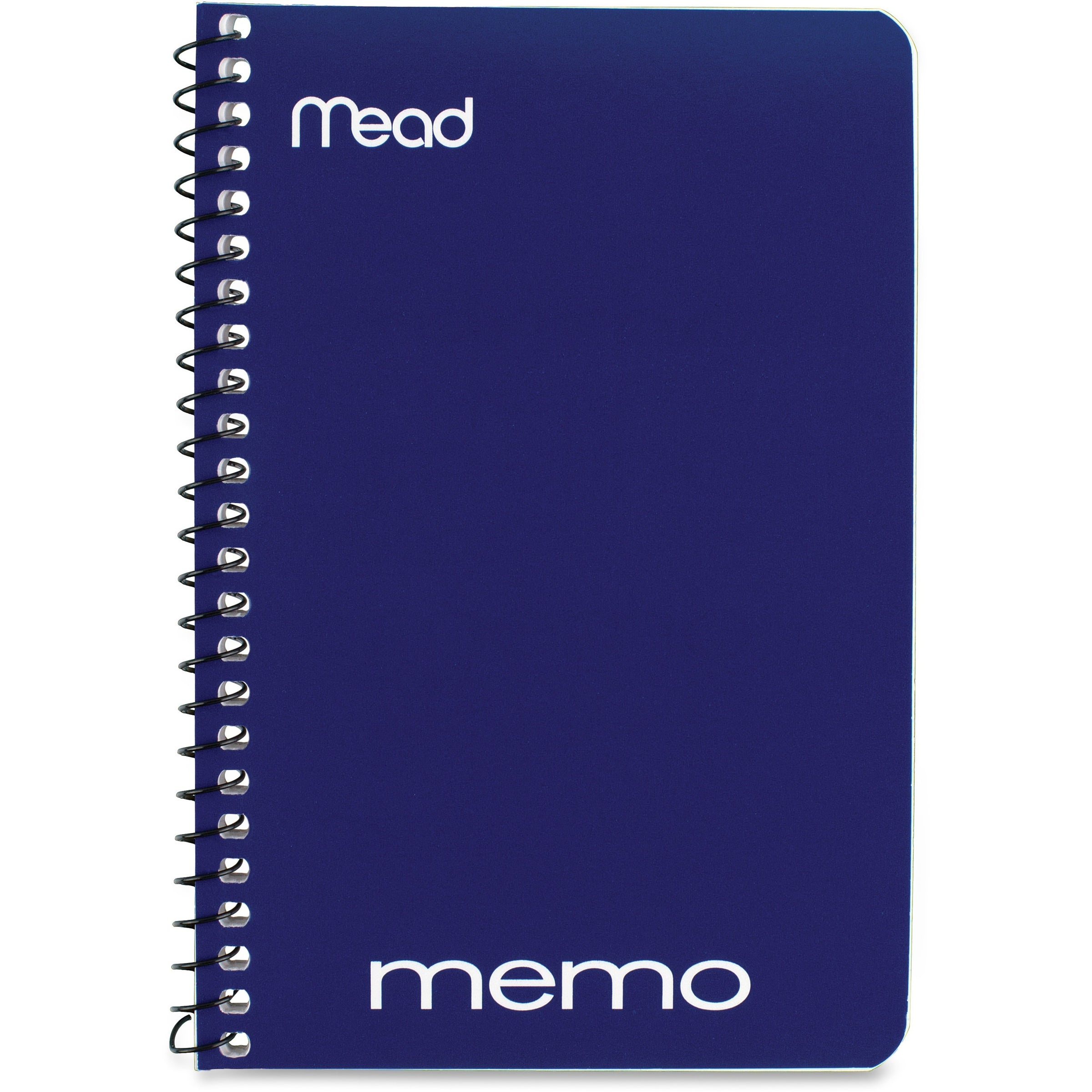 Mead Wirebound Memo Notebook - 40 Sheets - Wire Bound - 4" x 6" - Assorted Paper - TanBoard Cover - 1 Each