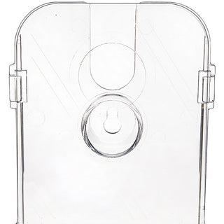 DocuHolder for Countertop/Wall-Mount w/Card Holder, 4.38w x 4.25d x 7.75h, Clear