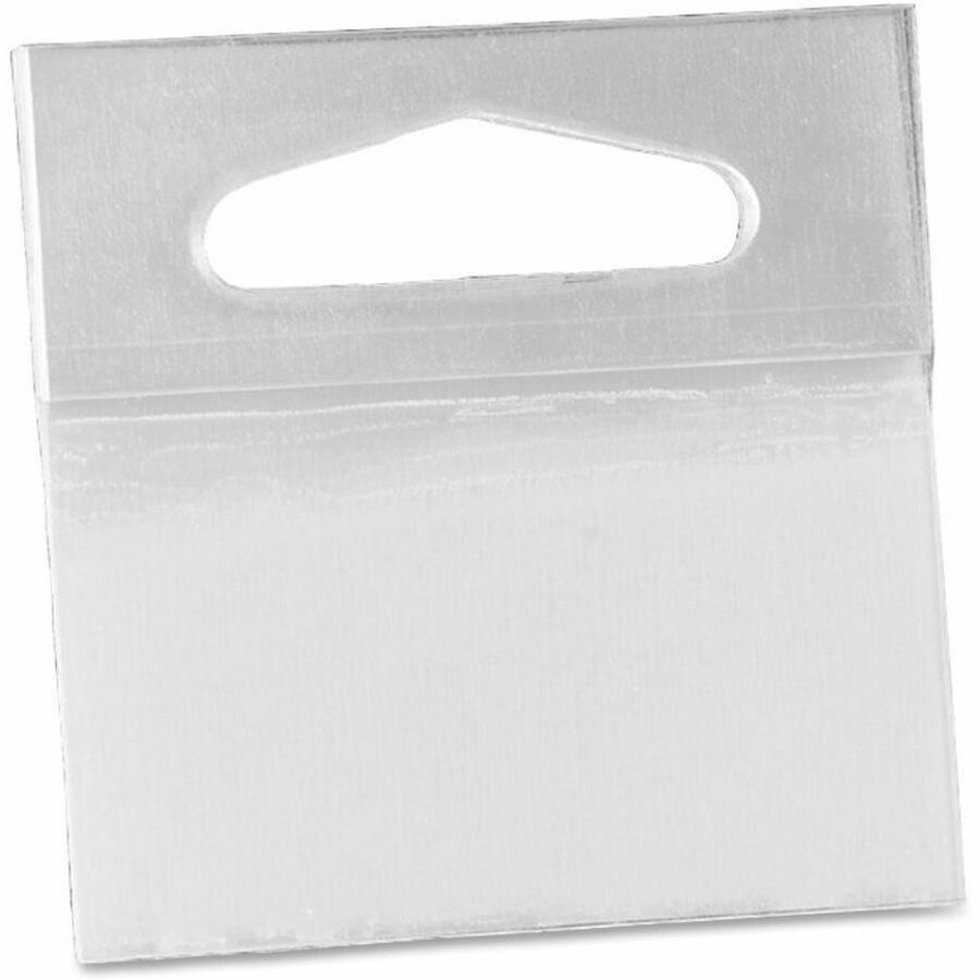 3M Pad Hang Tabs - 10 Tab(s) - 2" Tab Height x 2" Tab Width - Self-adhesive - Clear Polyester Tab(s) - 50 / Box - 