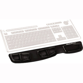 Gel Keyboard Palm Support, 18.25 x 3.37, Black