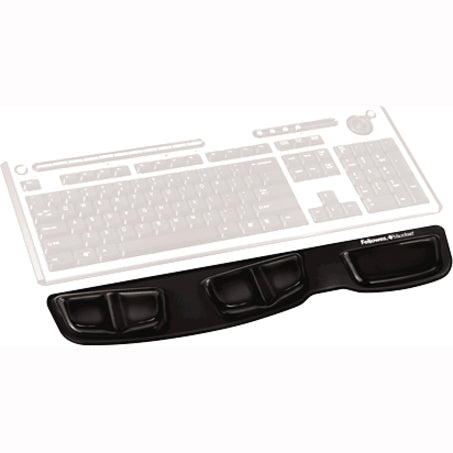 Gel Keyboard Palm Support, 18.25 x 3.37, Black
