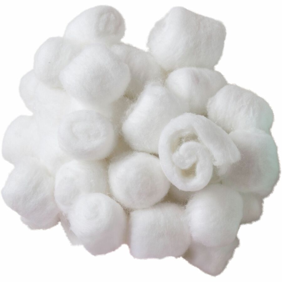 creativity-street-white-craft-fluffs-decoration-painting-100-pieces-100-pack-white_pac6400 - 5