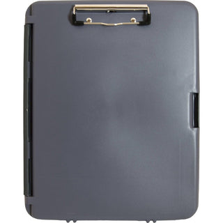 WorkMate Storage Clipboard, 0.5" Clip Capacity, Holds 8.5 x 11 Sheets, Charcoal/Gray