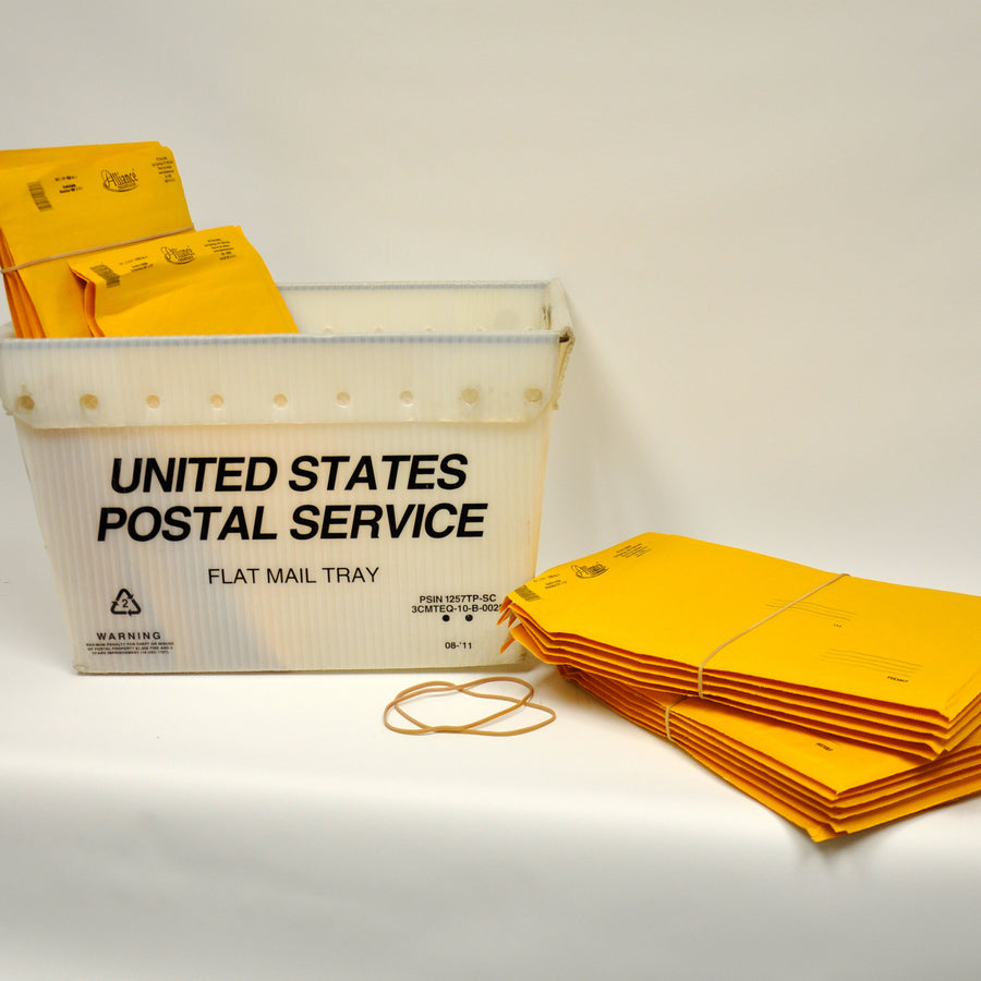 Alliance Rubber 24185 Sterling Rubber Bands - Size #18 - Approx. 1900 Bands - 3" x 1/16" - Natural Crepe - 1 lb Box