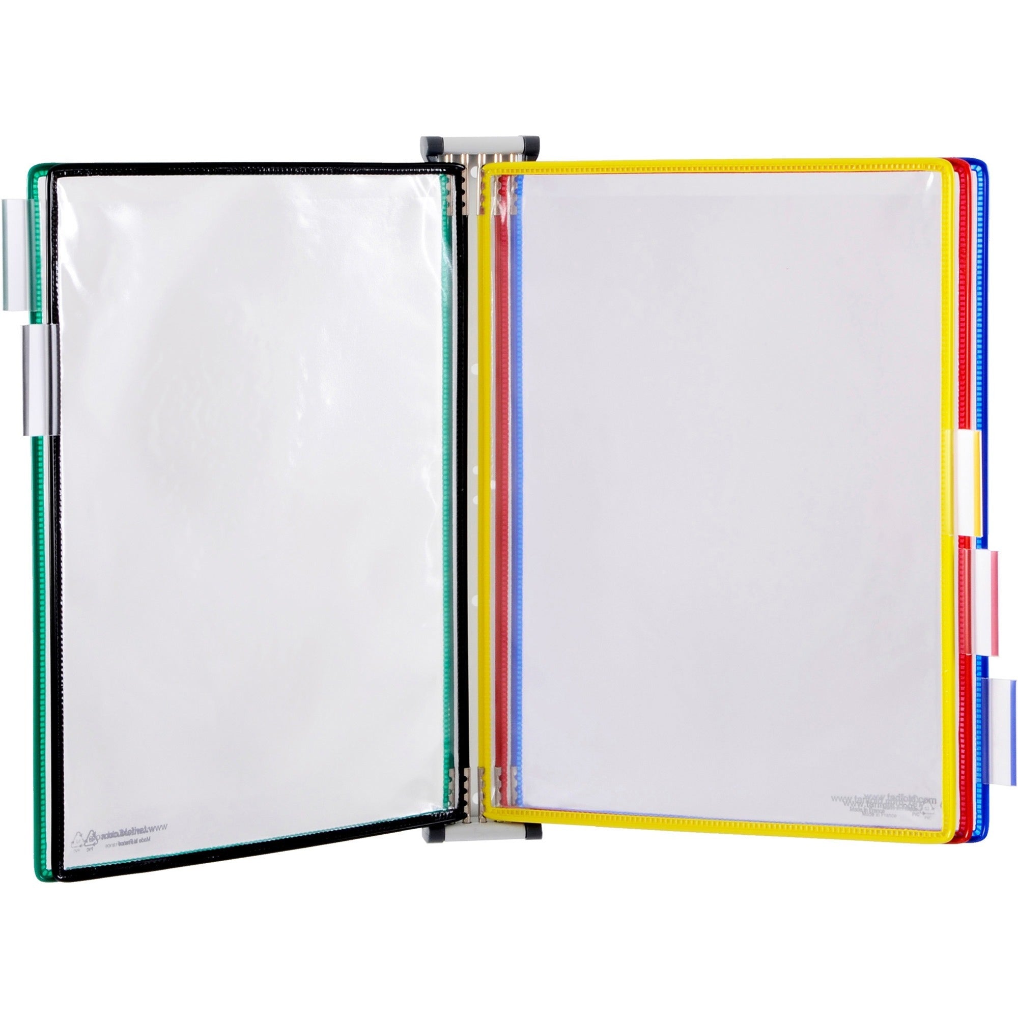 Djois by Tarifold 5-Pocket Wall-mountable Unit Display Starter Set - 5 Panels - Expandable, Wire-reinforced - 14" Height x 11" Width x 2" Depth - 1 Each - 