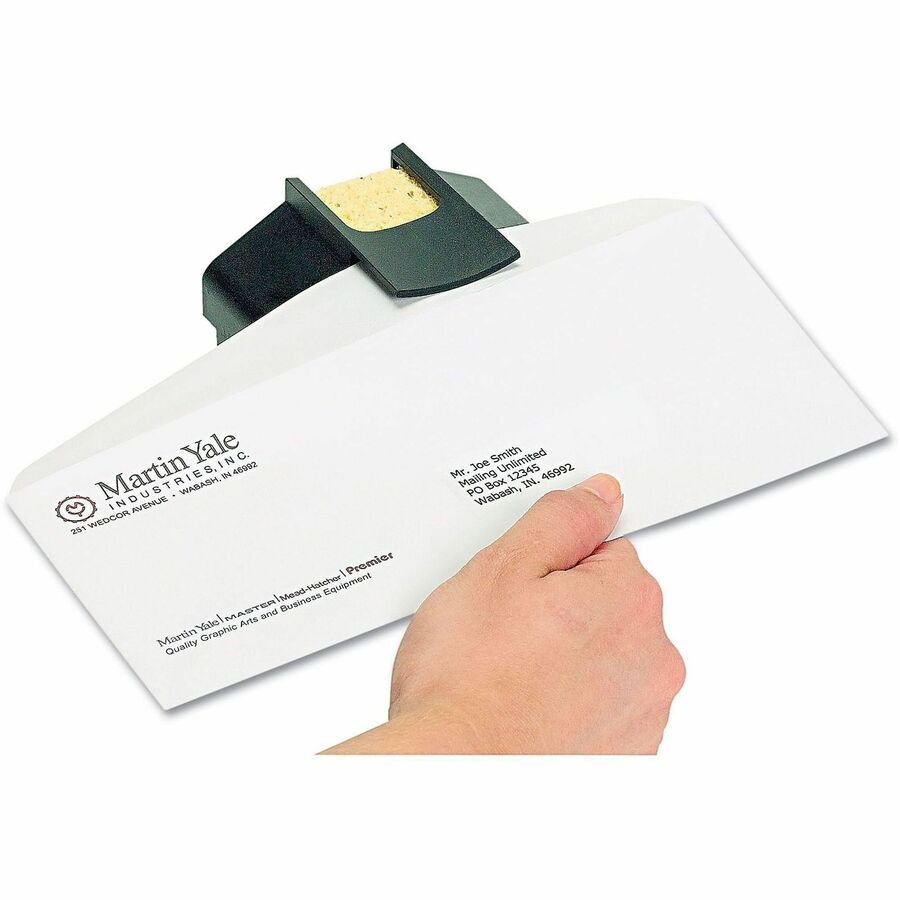 Aquapad Envelope Moisture Dispenser, 3.75" x 3.75" x 2.25", Black