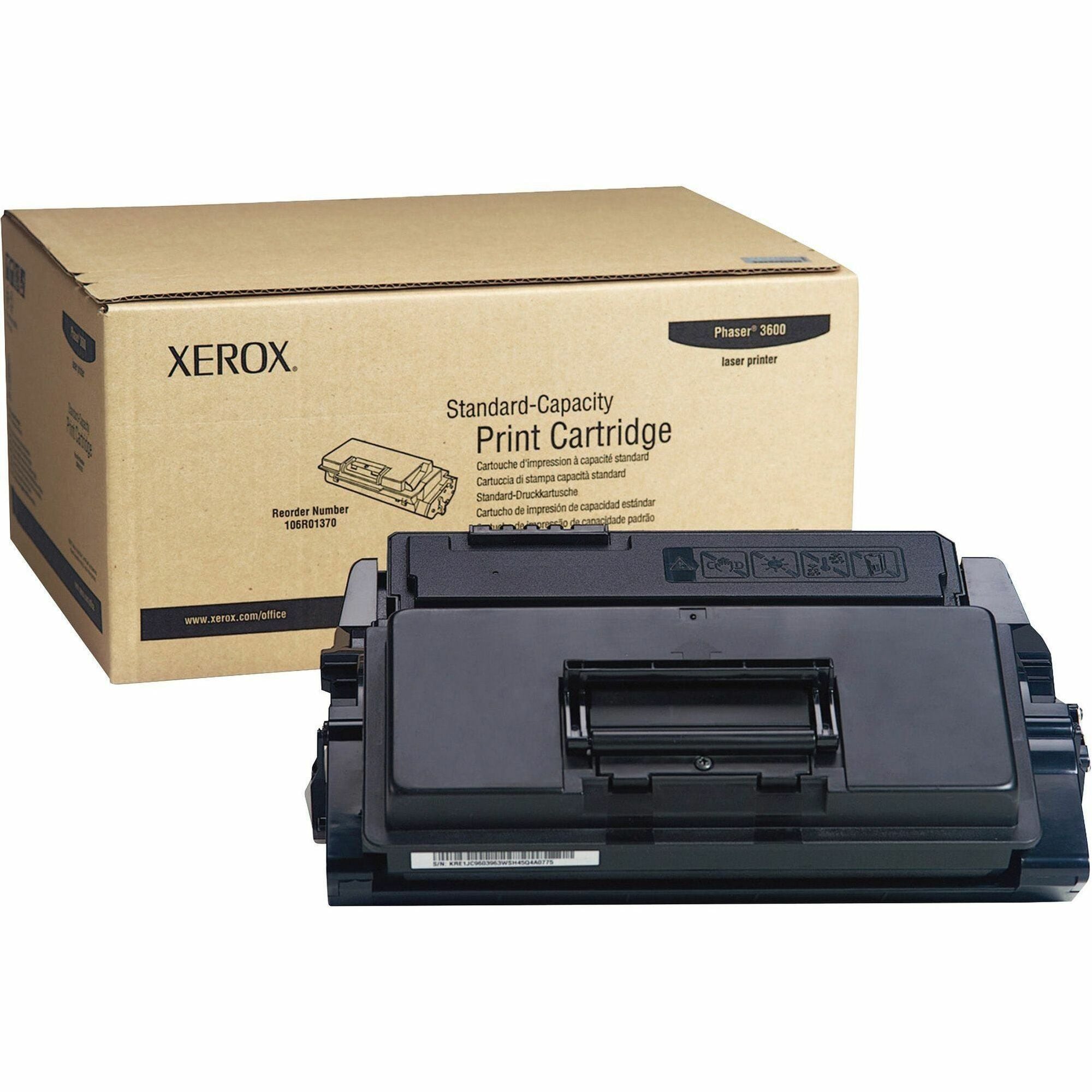 Xerox Original Toner Cartridge - Laser - 7000 Pages - Black - 1 Each - 