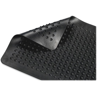 Guardian Floor Protection FlexStep Rubber Anti-Fatigue Mat - Indoor - 24" Length x 36" Width x 0.370" Thickness - Polypropylene - Black - 1Each - 