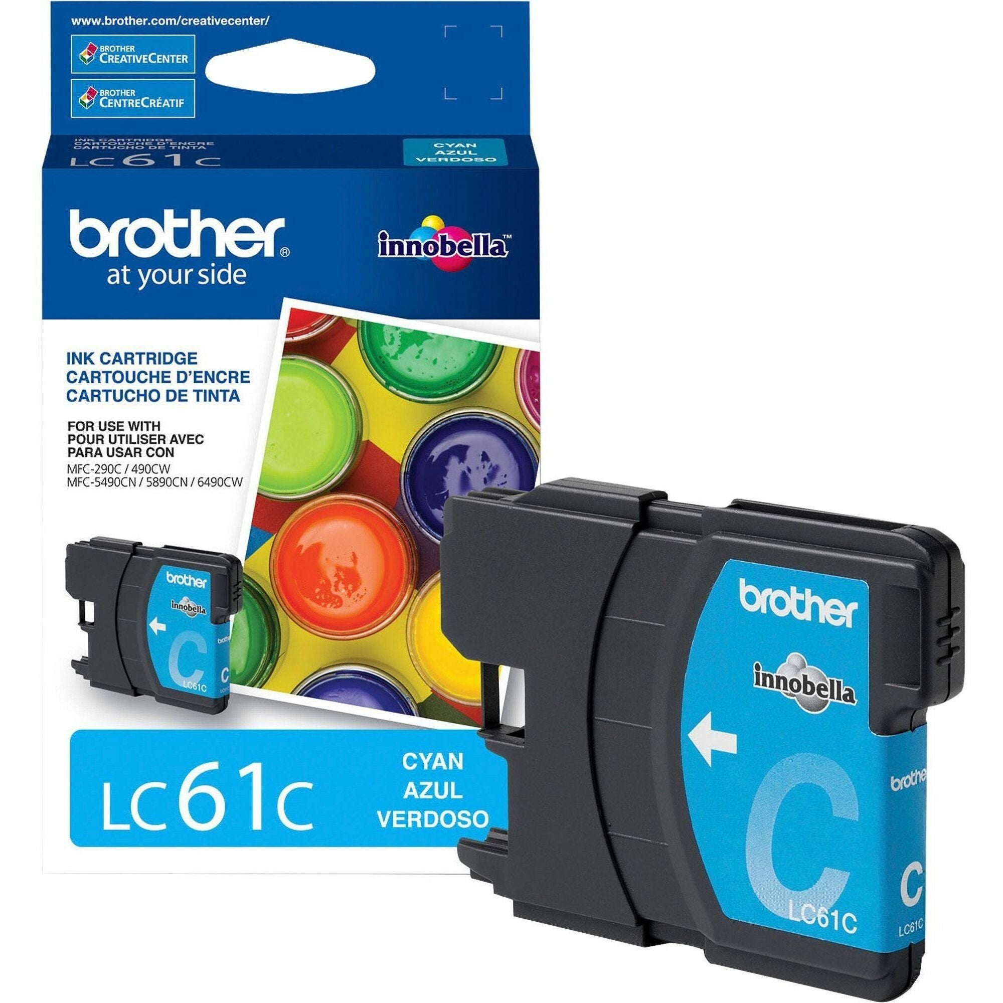 LC61C Innobella Ink, 325 Page-Yield, Cyan
