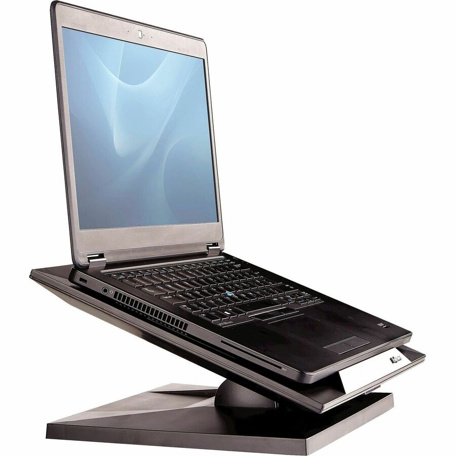 Designer Suites Laptop Riser, 13.19" x 11.19" x 4", Black Pearl, Supports 25 lbs