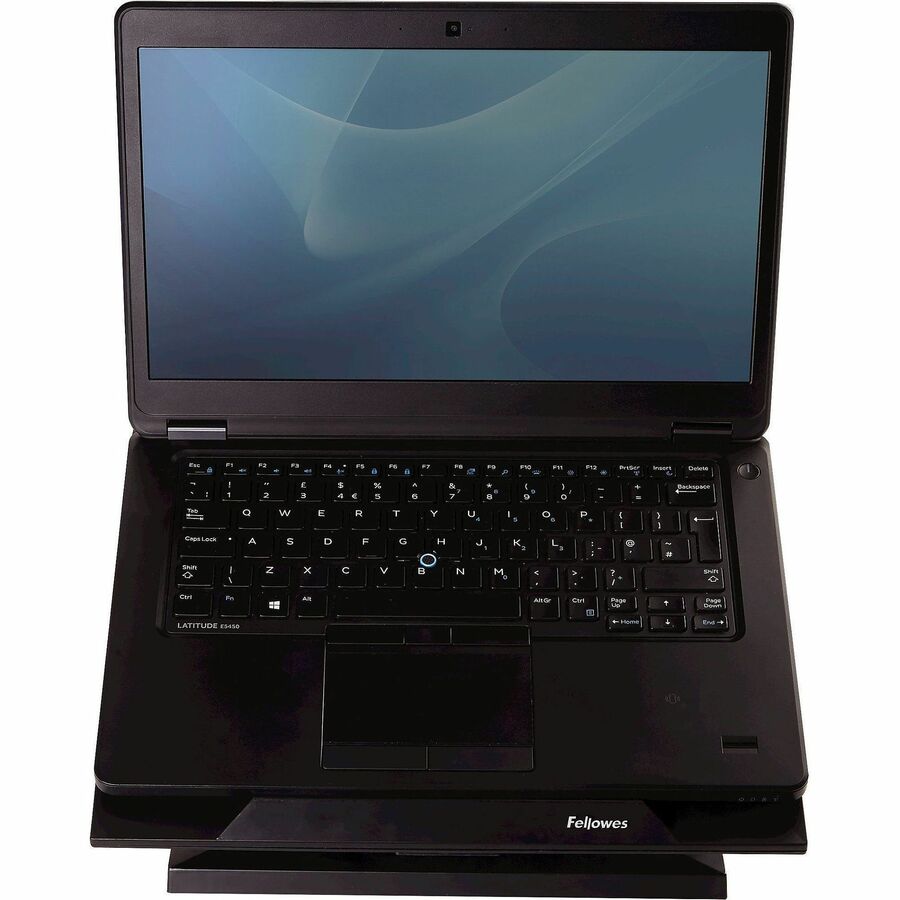 Designer Suites Laptop Riser, 13.19" x 11.19" x 4", Black Pearl, Supports 25 lbs