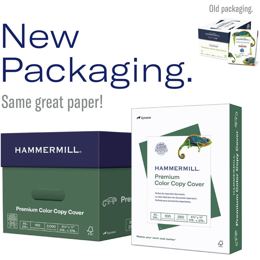 Premium Color Copy Cover, 100 Bright, 60 lb Cover Weight, 17 x 11, 250/Pack