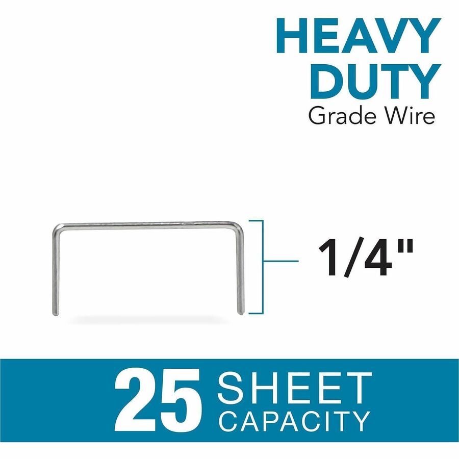 Staple Cartridge, 0.25" Leg, 0.5" Crown, Steel, 210/Cartridge, 5 Cartridges/Pack, 1,050/Pack