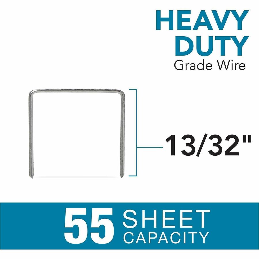 Staple Cartridge, 0.41" Leg, 0.5" Crown, Steel, 210/Cartridge, 5 Cartridges/Pack, 1,050/Pack