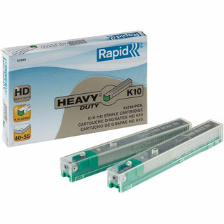 Staple Cartridge, 0.41" Leg, 0.5" Crown, Steel, 210/Cartridge, 5 Cartridges/Pack, 1,050/Pack