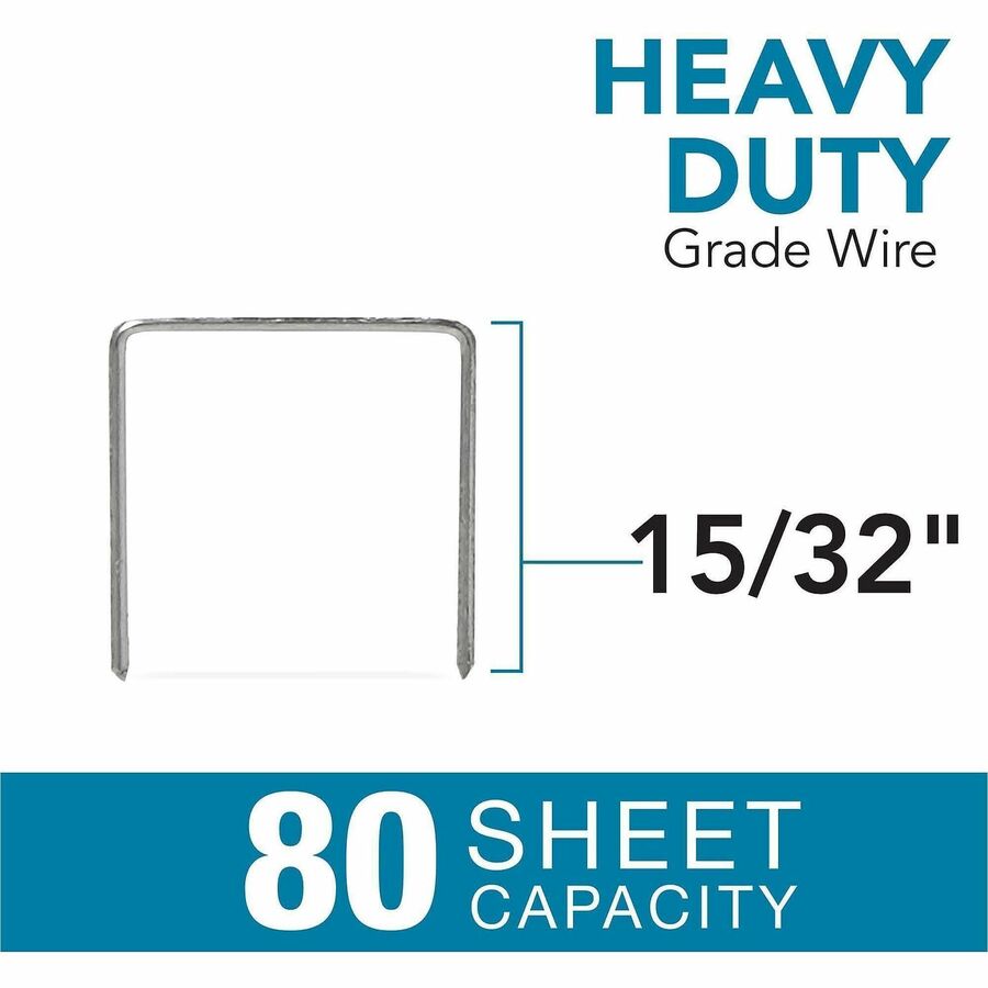 Staple Cartridge, 0.47" Leg, 0.5" Crown, Steel, 210/Cartridge, 5 Cartridges/Pack, 1,050/Pack