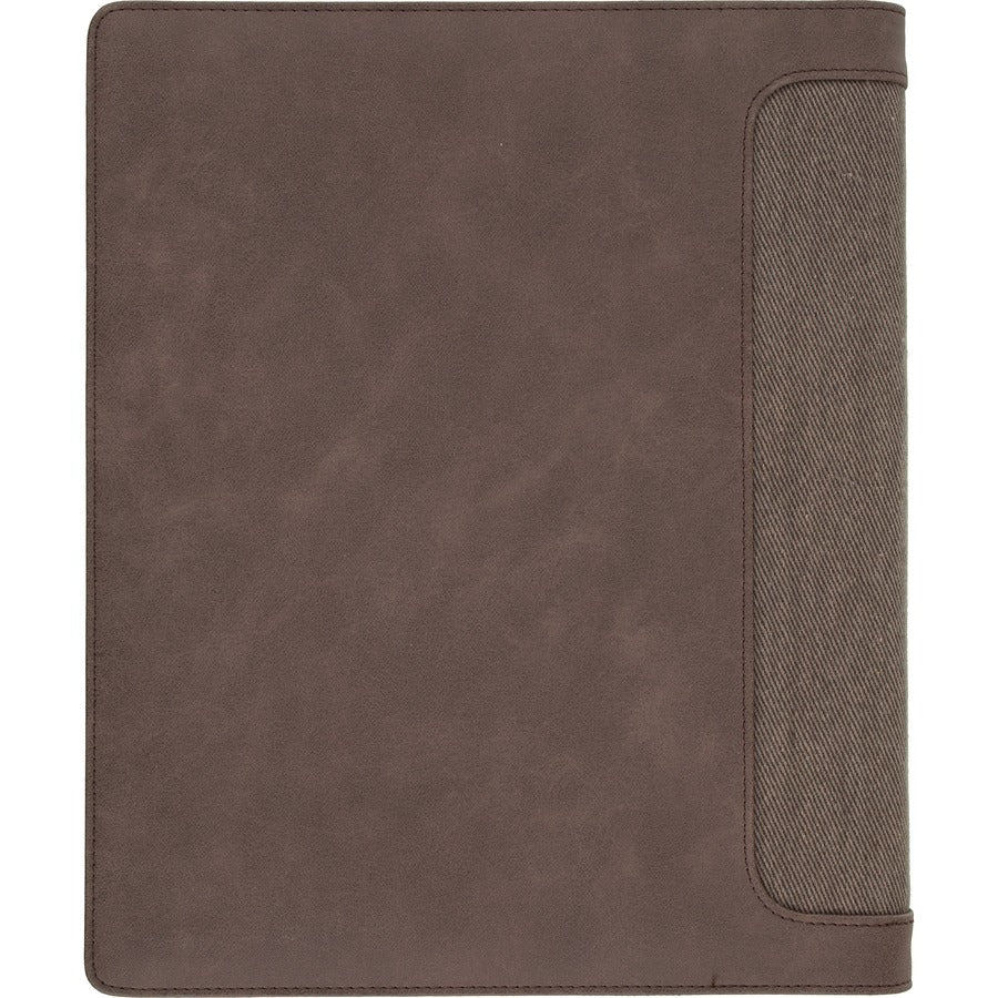 Day Runner Harrison Day Planner - 1 Year - 8 1/2" x 11" Sheet Size - 3-ring - Zippered Closure - Brown - Card Slot, Business Card Holder, Pen Loop, Pocket, Notepad, Phone Directory, Pouch - 1 Each