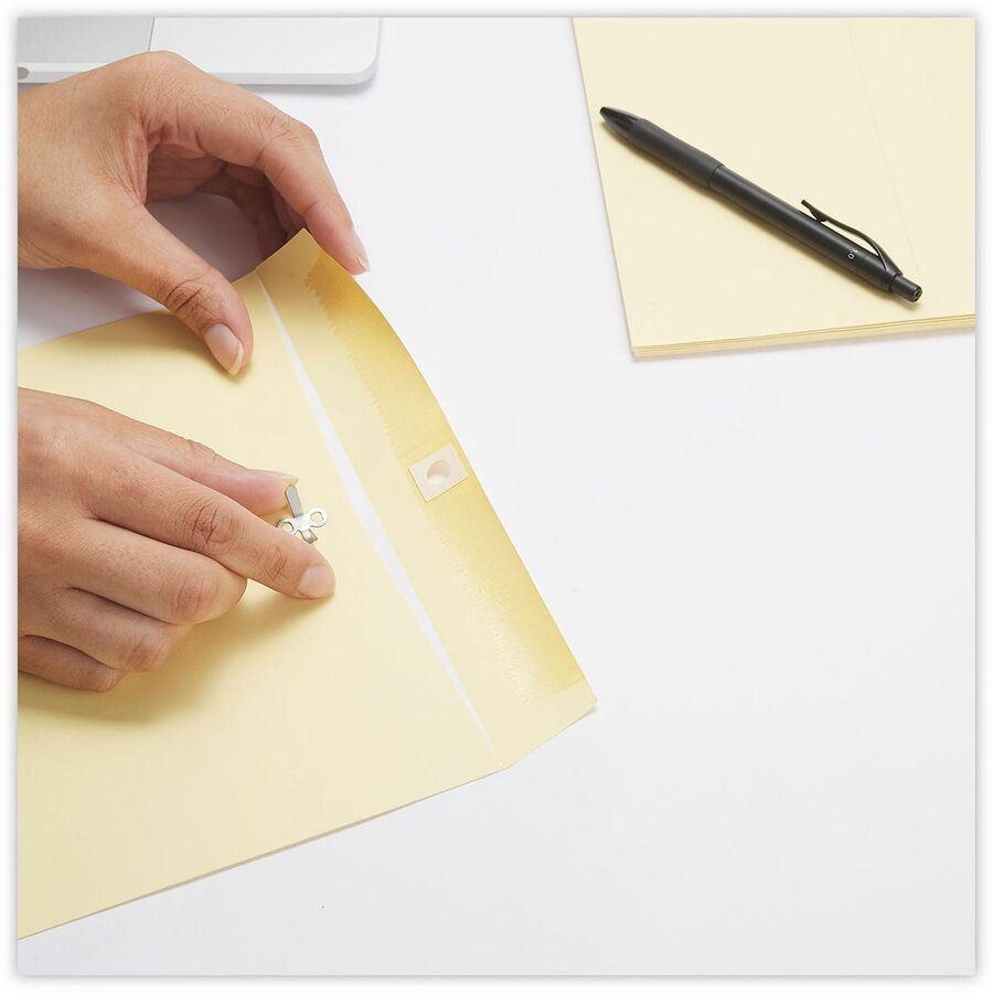 Kraft Clasp Envelope, #10 1/2, Square Flap, Clasp/Gummed Closure, 9 x 12, Brown Kraft, 100/Box
