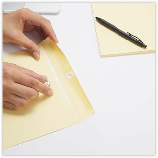 Kraft Clasp Envelope, #10 1/2, Square Flap, Clasp/Gummed Closure, 9 x 12, Brown Kraft, 100/Box
