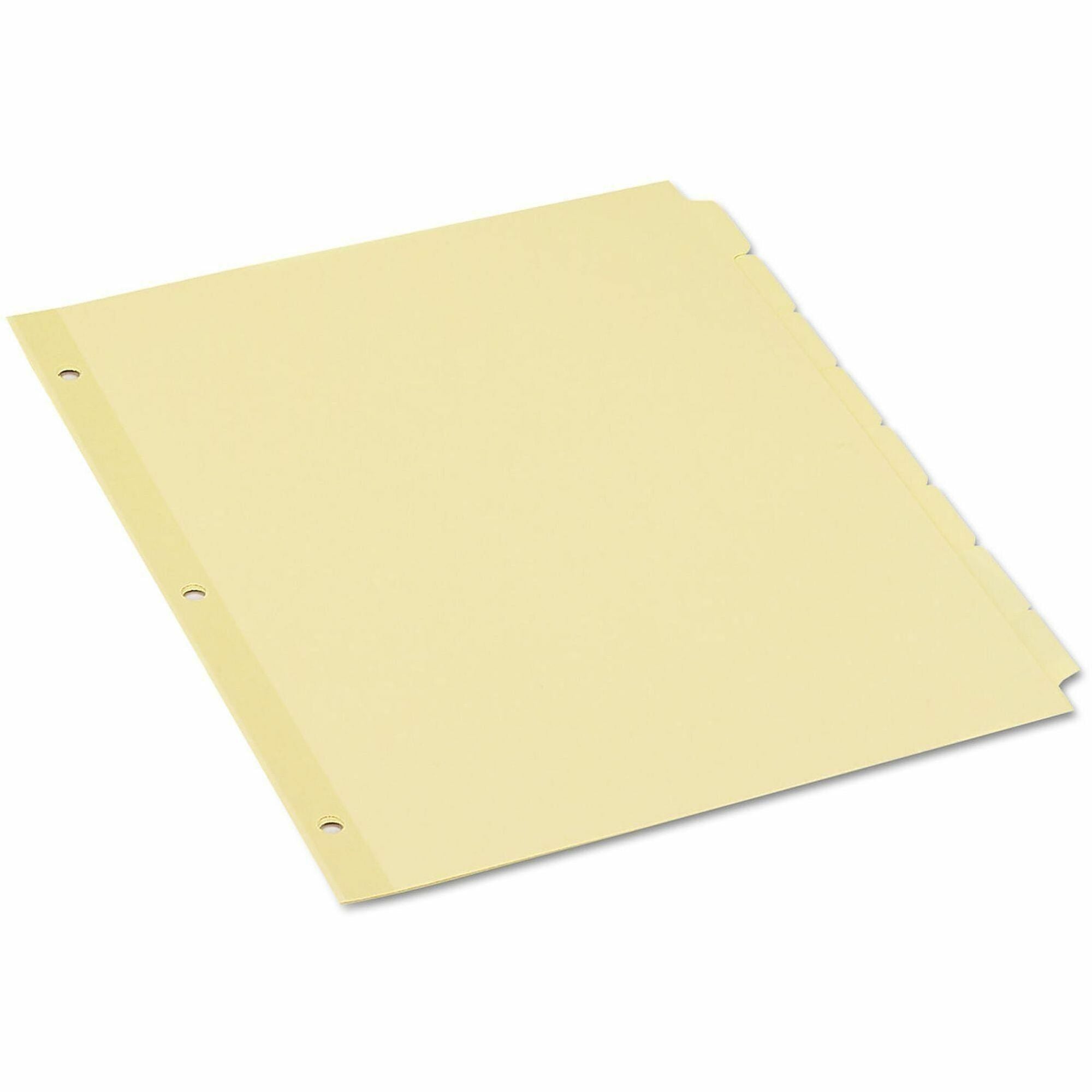 Self-Tab Index Dividers, 8-Tab, 11 x 8.5, Buff, 24 Sets